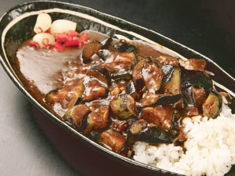 たっぷり茄子カレー